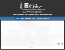 Tablet Screenshot of elliott-equipment.com